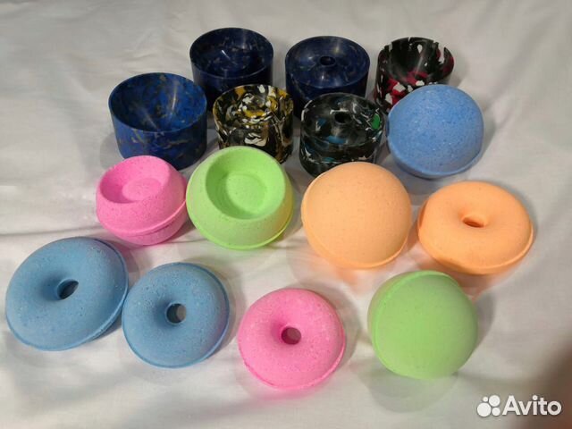 Пресс и формы для изготовления бомбочек для ванн