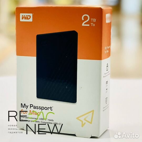 Внешний HDD WD My Passport 2 тб