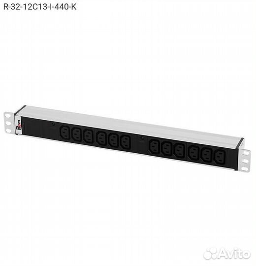 Блок розеток цмо Rem-32, 1U, R-32-12C13-I-440-K