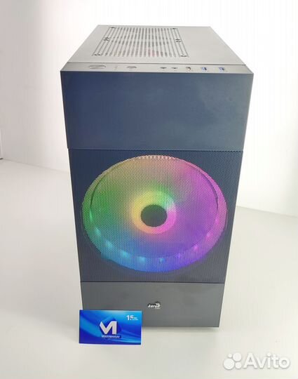 Игровой корпус для пк Aerocool Atomic Lite-G-BK-v2