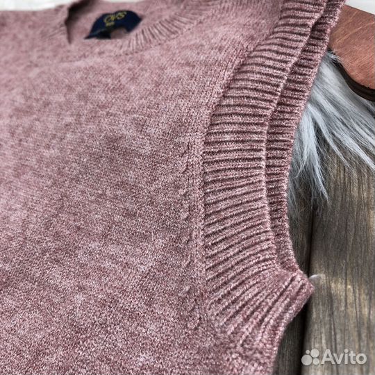 Жилет безрукавка вязаный 122 128