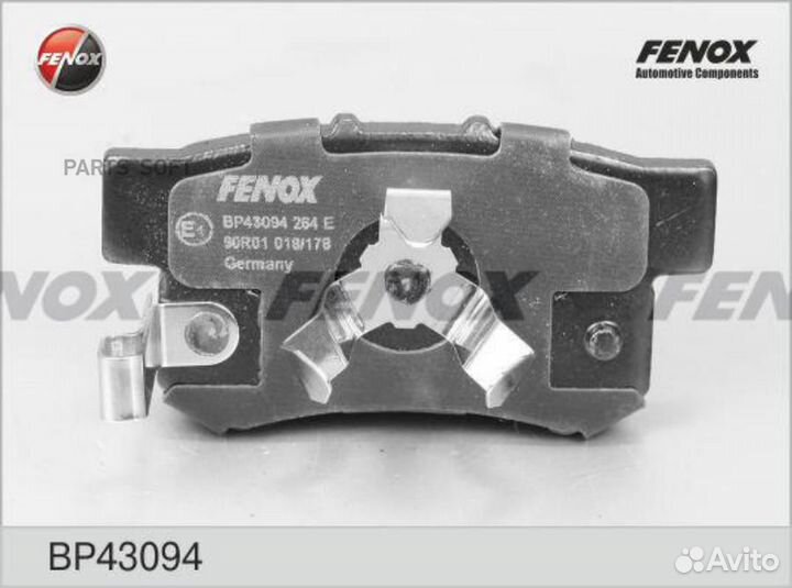 Fenox BP43094 Колодки тормозные дисковые Honda Acc