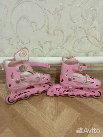 Роликовые коньки детские раздвижные