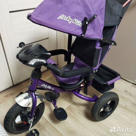 Трехколесный велосипед коляска