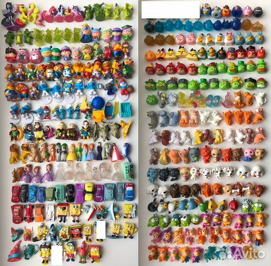 Игрушки единички некиндер овечки, пони, десерты