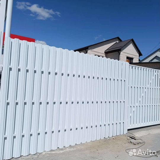 Откатные ворота, заборы