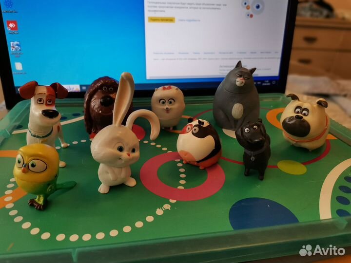 Фигурки из м/ф Тайная Жизнь дом. Животных