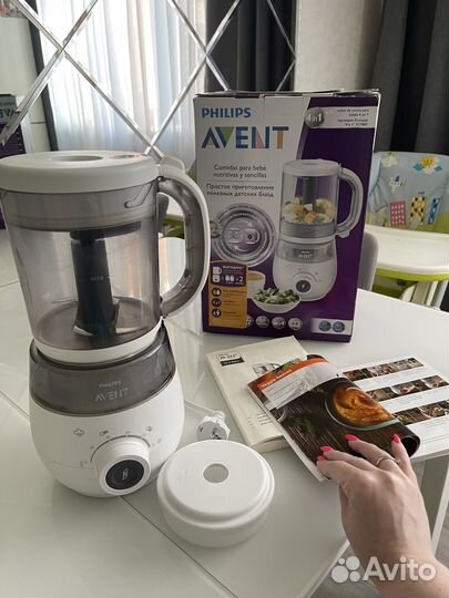 Пароварка блендер philips avent 4 в 1