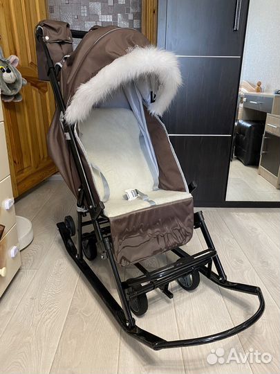 Санки коляска pikate модель 2021 года