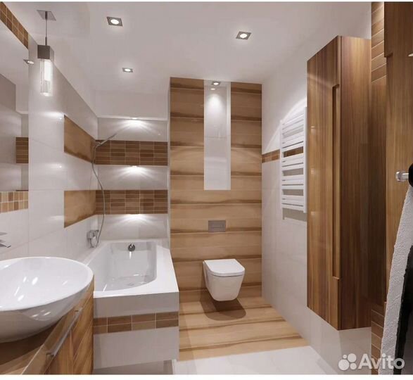 Плиточник под ключ, туалет, ванна внутрени отделка