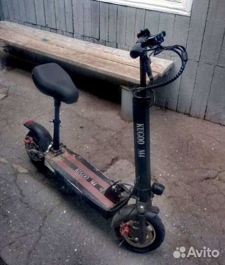Самокат взрослый электрический бу