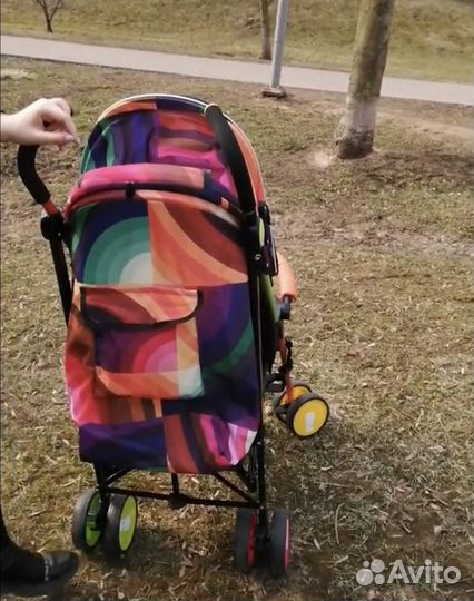 Коляска трость Glory 1107 мультиколор