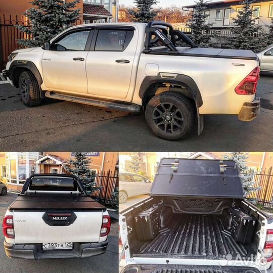 Крышка кузова для Toyota Hilux 2005-2022 3хсекц ал