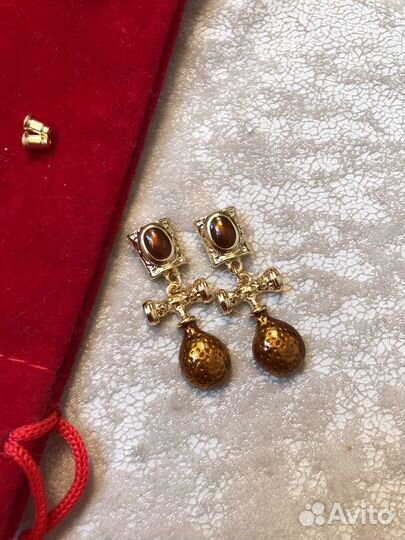 Невесомые серьги Etro style