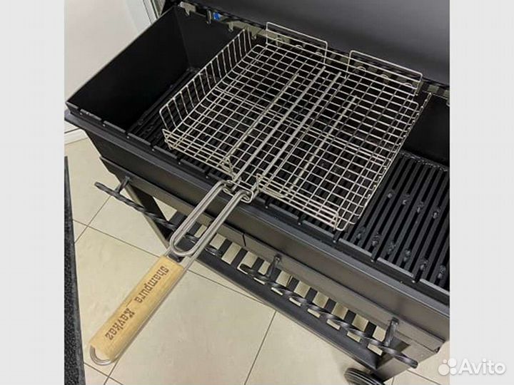 Решетка для барбекю усиленная 410х370мм