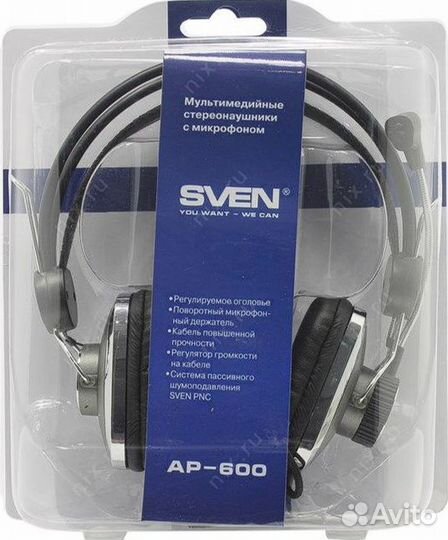 Наушники sven AP600