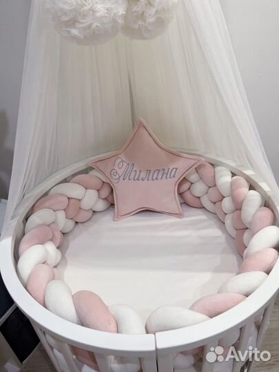 Бортики в кроватку набор