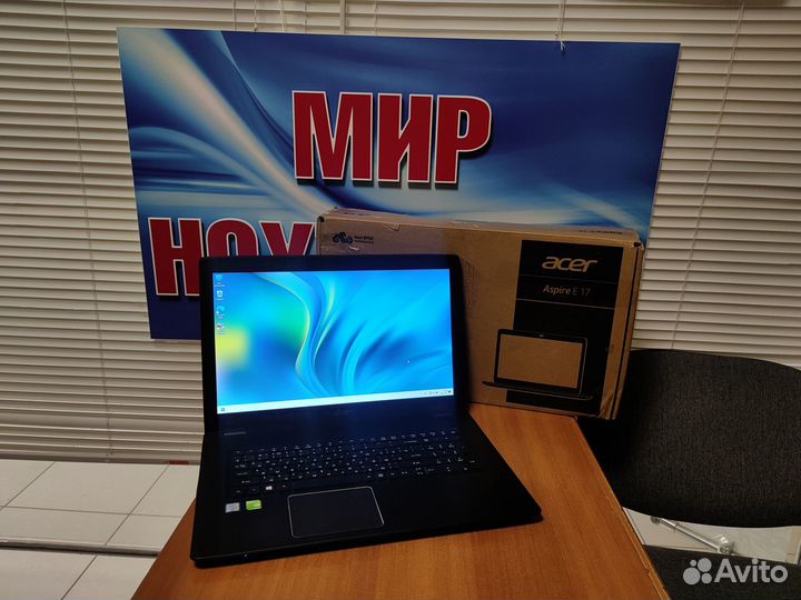 Ноутбук игровой Acer / 17 дюймов / geforce