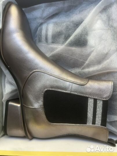 Ботильоны челси натуральная кожа Италия