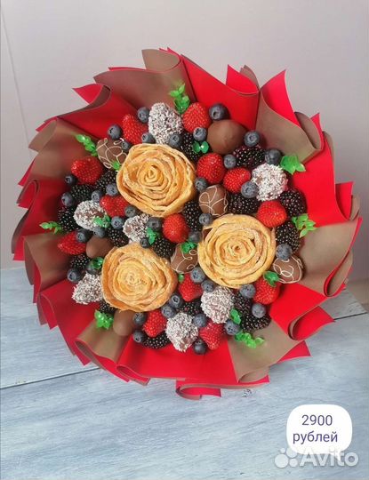 Съедобные букеты. Подарок на 1 сентября