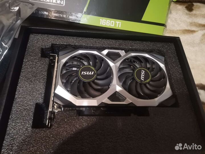 Msi gtx 1660 ti ventus xs