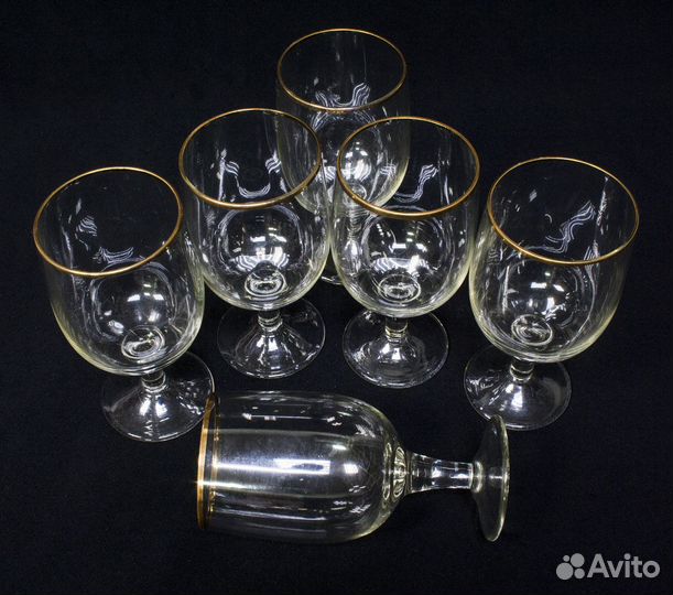 Набор Бокалы для коньяка 6 шт, высота 11,7 см, диа