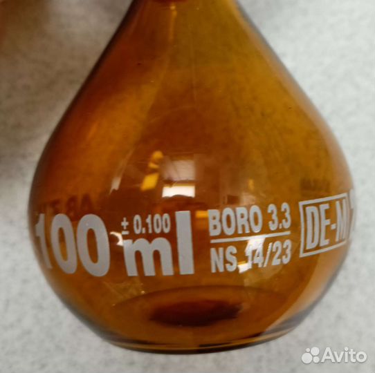 Колба мерная isolab 100 мл NS 14/23