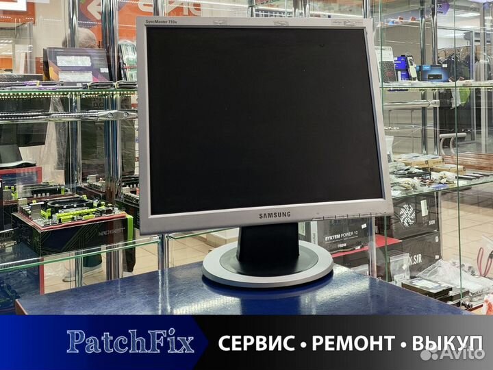 Монитор Samsung SyncMaster 710N с дефектом