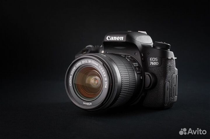 Canon 760D(18-55mm STM+Бленда) Сумка+16гб+З/устр.+