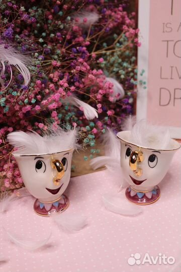 Сервиз чайный из мультфильма Красавица и чудовище