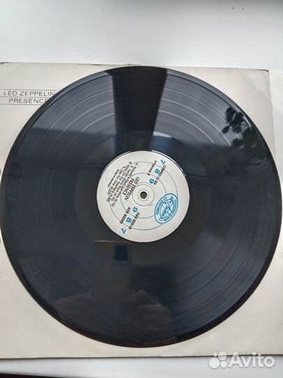 Винил LED zeppelin 1976 presence