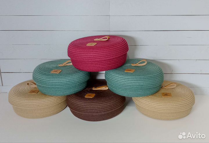 Корзина с крышкой