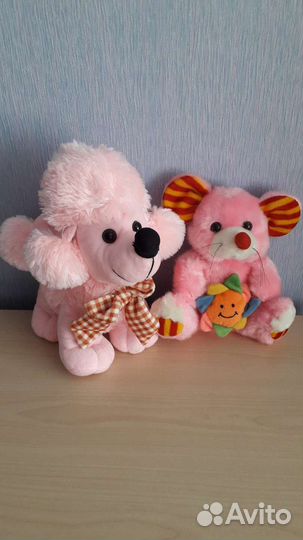 Новые мягкие игрушки Пудель,Мышка,Миньон