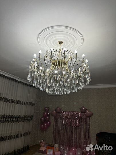 Установка люстр