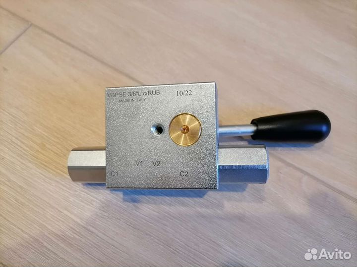 Гидрозамок с запорным краном vbpse 3/8