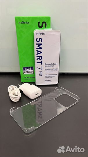 Infinix Smart 7 HD, 2/64 ГБ