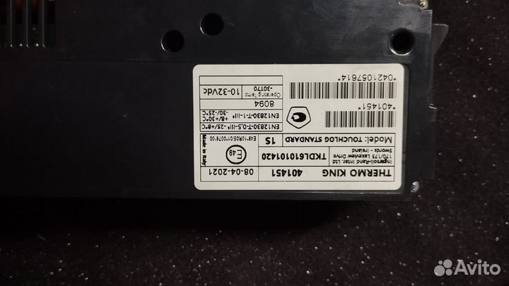 TouchLog Термописец thermo king