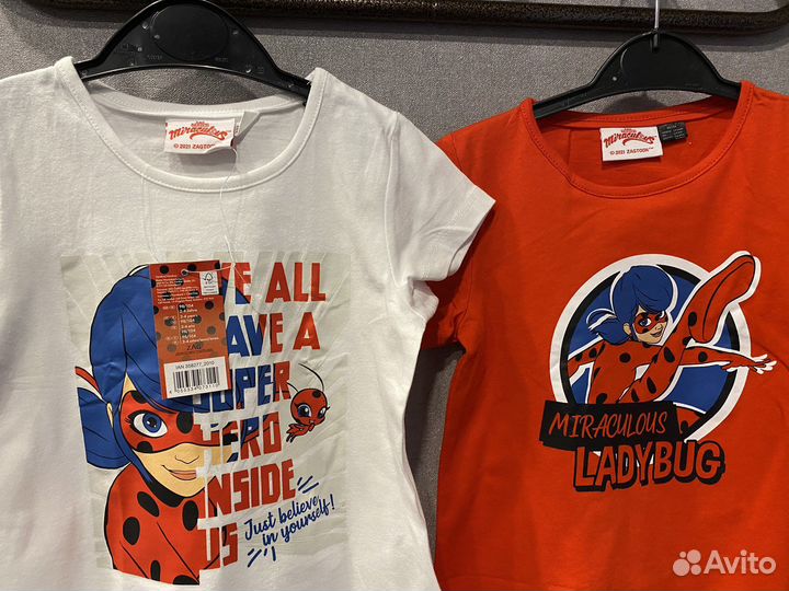 Футболки 2 шт новые Lady Bug
