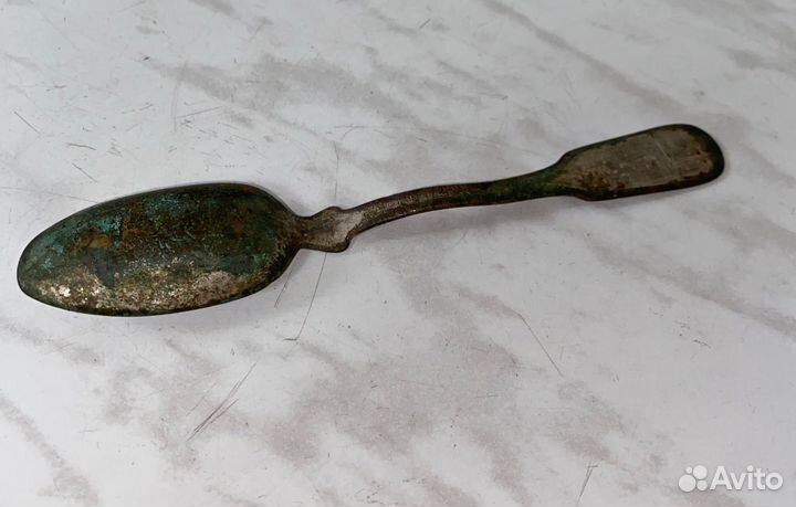 Мельхиоровая серебренная ложка Fraget n plaque