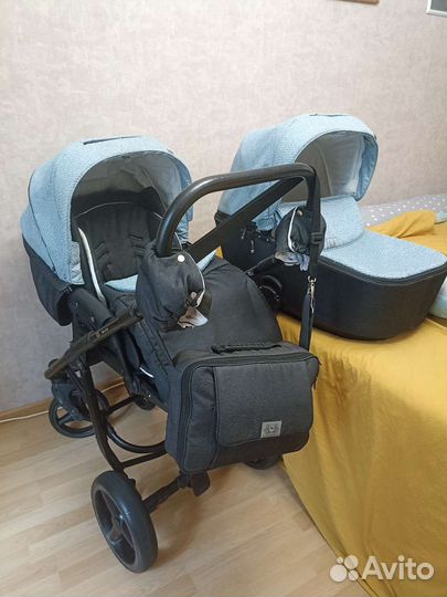 Коляска 2 в 1 adamex cortina