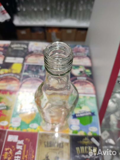 Бутылка винт 250мл с пробкой