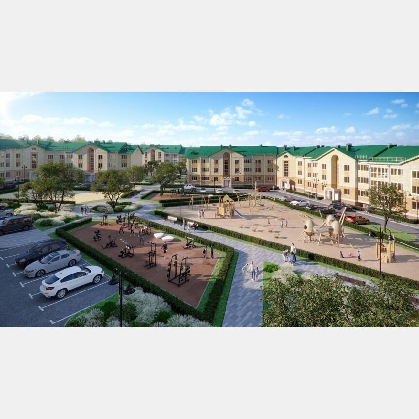 3-к. квартира, 92,6 м², 3/3 эт.