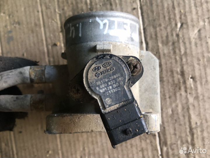 Hyundai Getz дроссельная заслонка