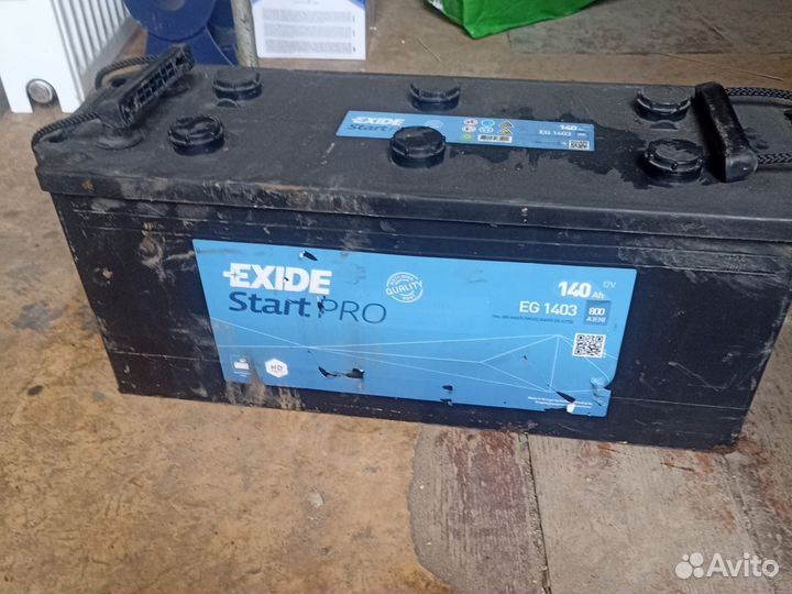 Аккумулятор 140 ah 12v exide EG1403