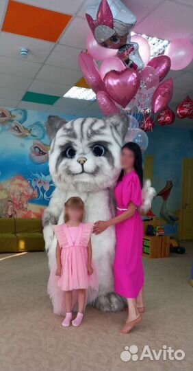 Ростовая кукла Кот Пуша поздравление в Кургане