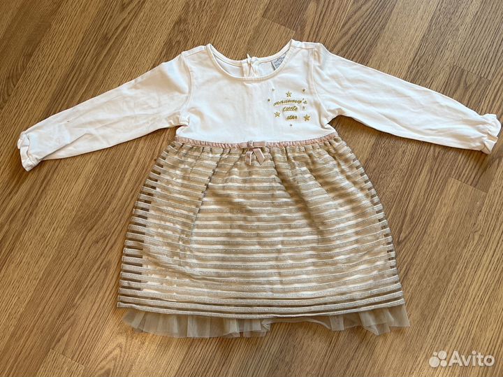 Нарядное платье для девочки 92