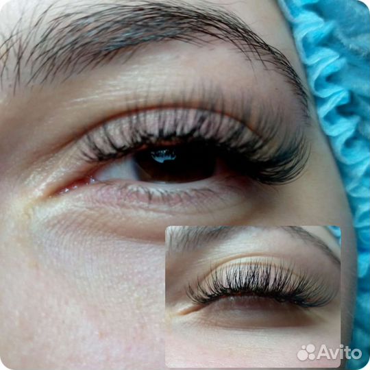 Наращивание ресниц на дому