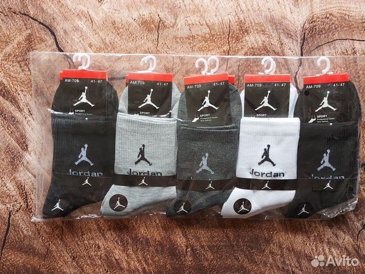 Носки Nike Adidas Jordan белые