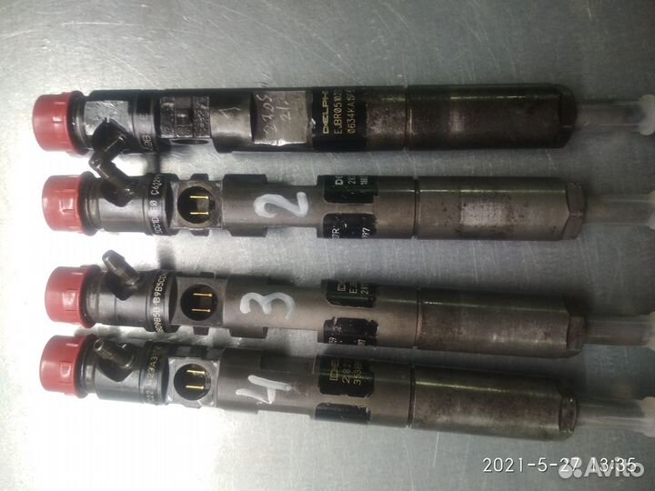 Форсунки ejbr05102D Renault Kangoo