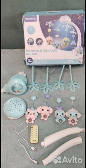 Мобиль на кроватку зарядка USB